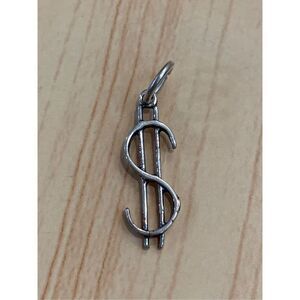 Money Cash Sterling Silver Jewelry Charm